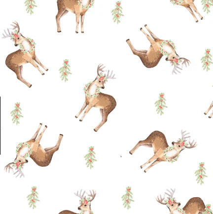 Mother May I Bubble Long Sleeve Print With Hunter Green Piping