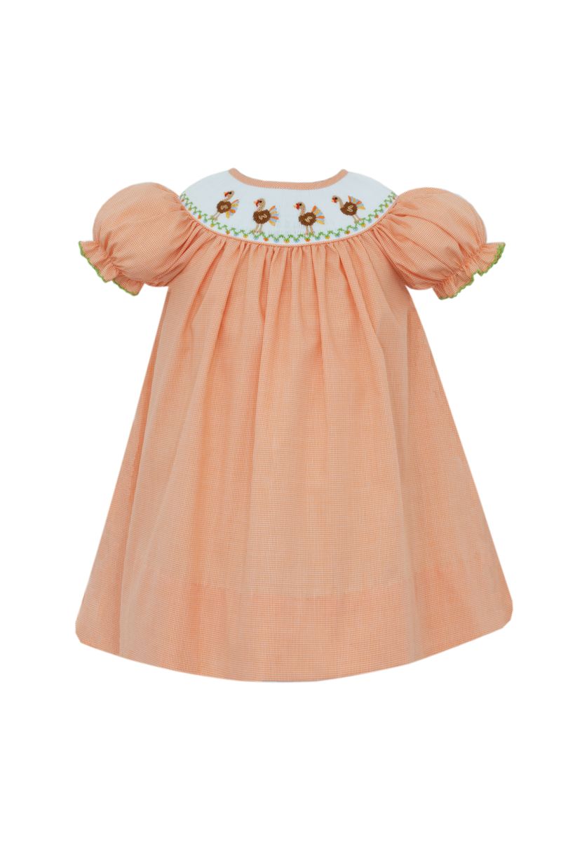 Orange Turkey Girl's Bishop w/ Insert S/S