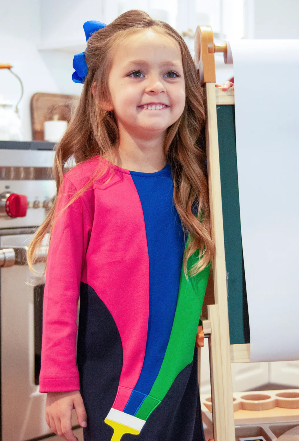 Knit Dress With Paintbrush