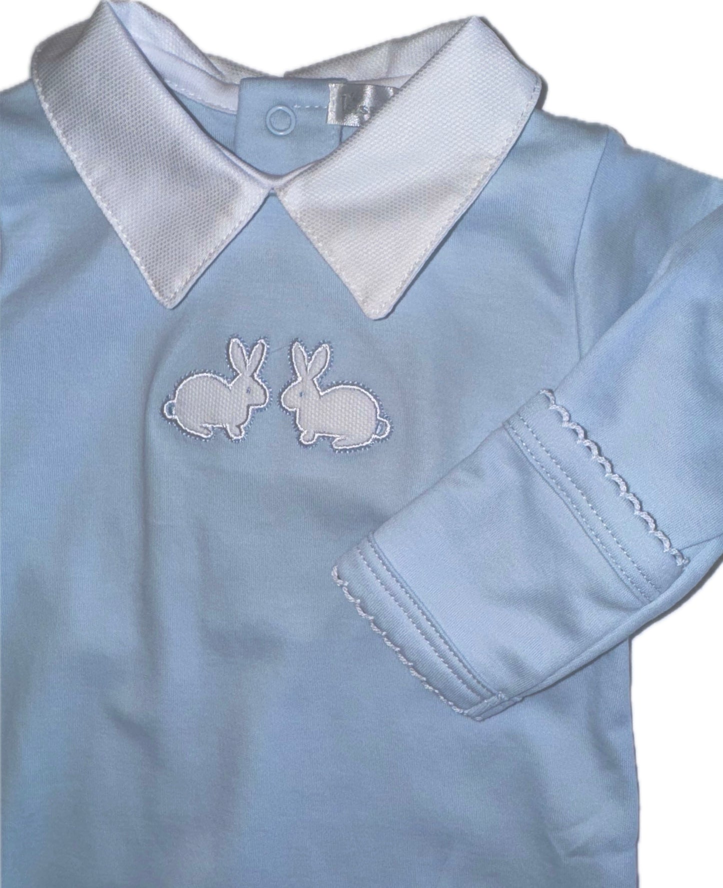 Pique Twin Bunnies Footie C