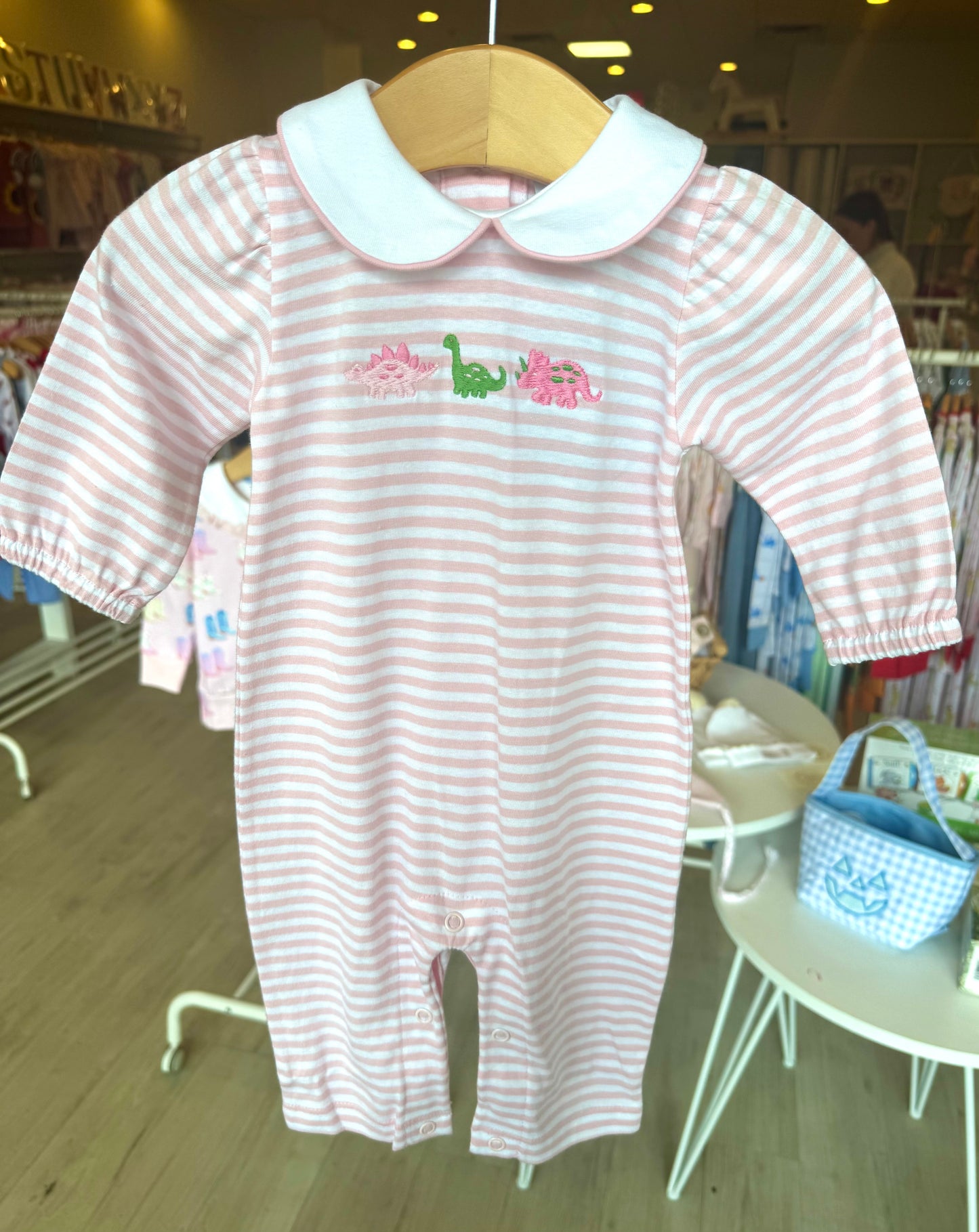 Peter Pan Embroidered Romper