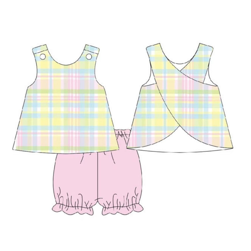 Swing Back Set with Bloomer Shorts