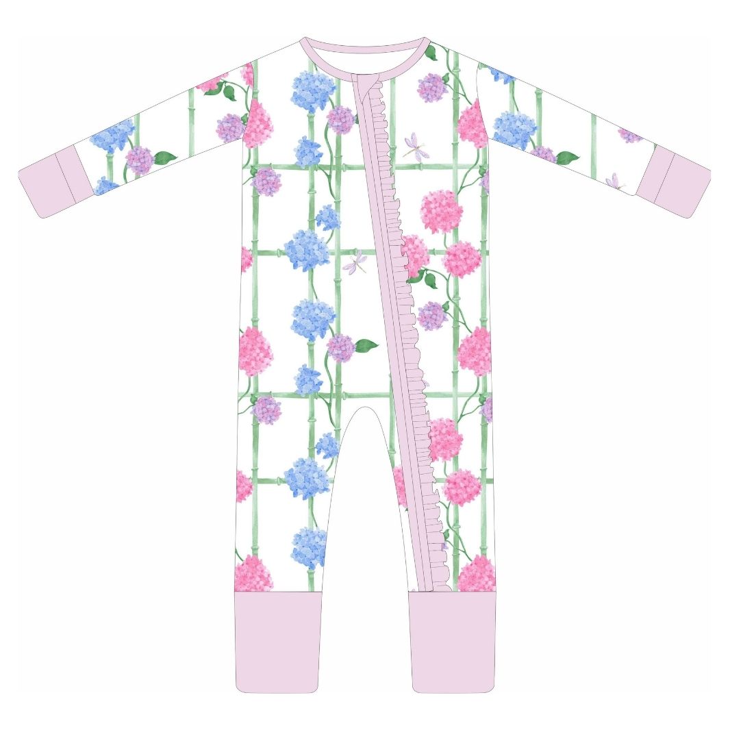 Ruffle Zip Up Jammies