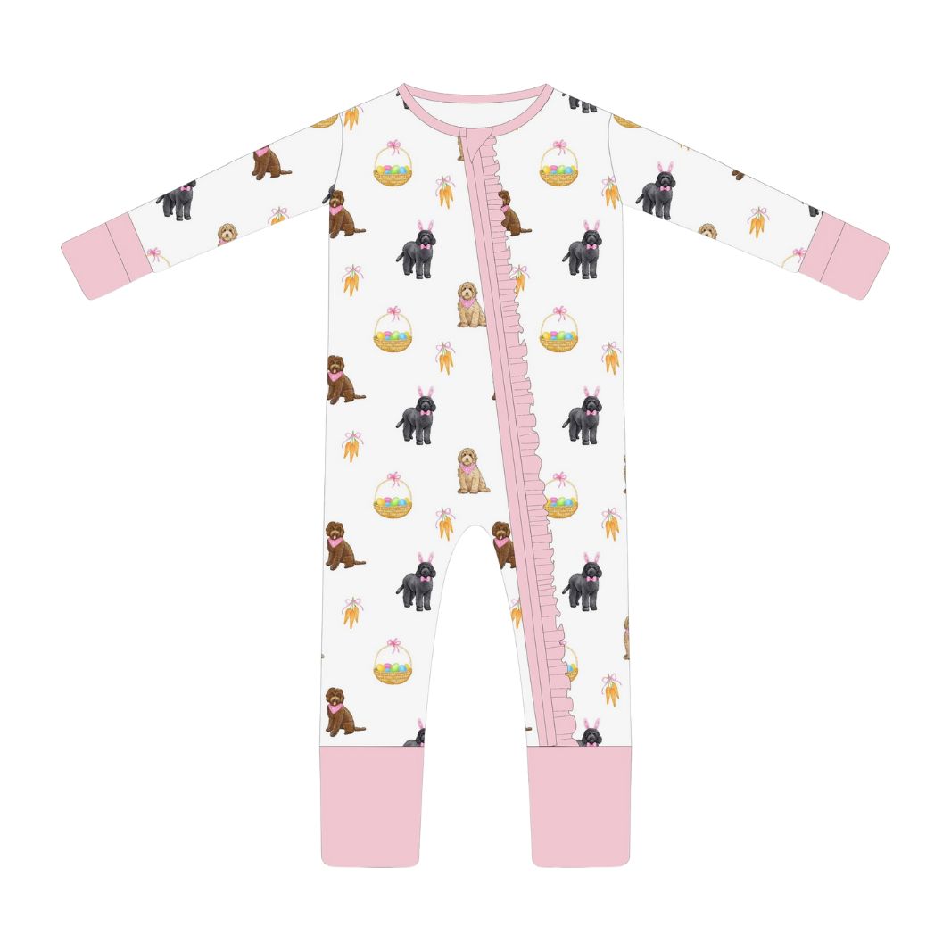 Ruffle Zip Up Jammies