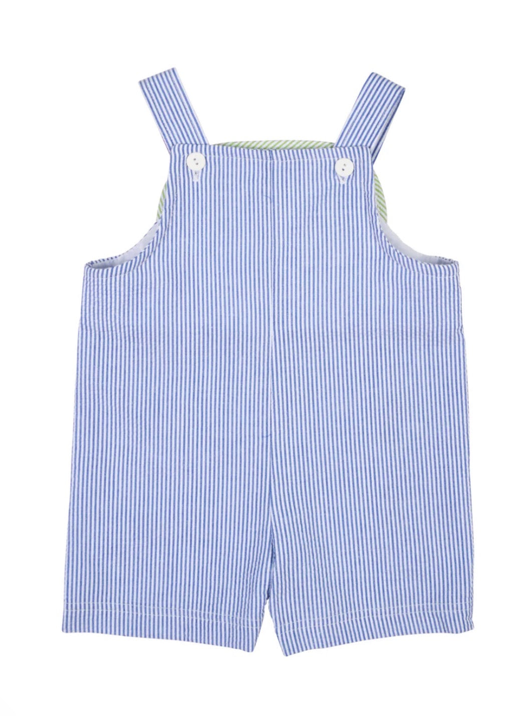 Seersucker Shortall With Cars