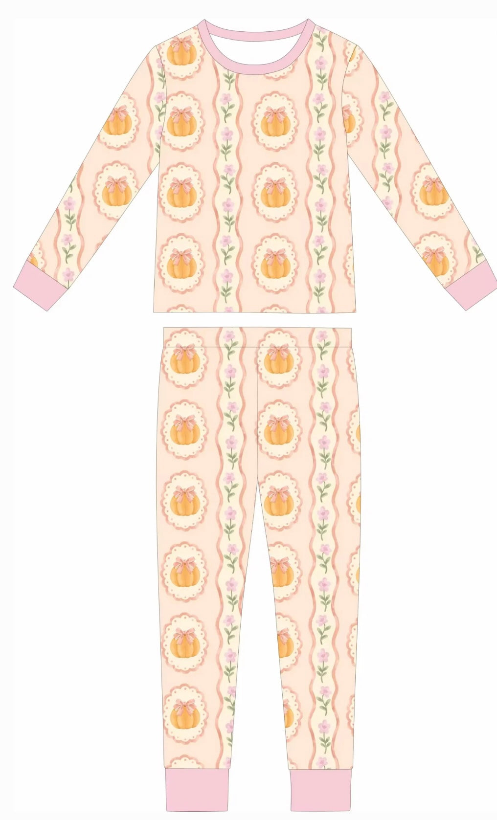 Pink Pumpkin Pajamas