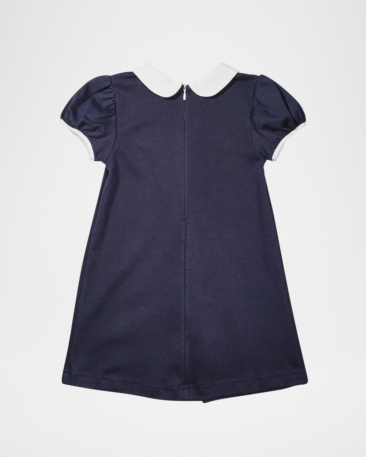 Knit Dress With Stripe Ribbon Bows