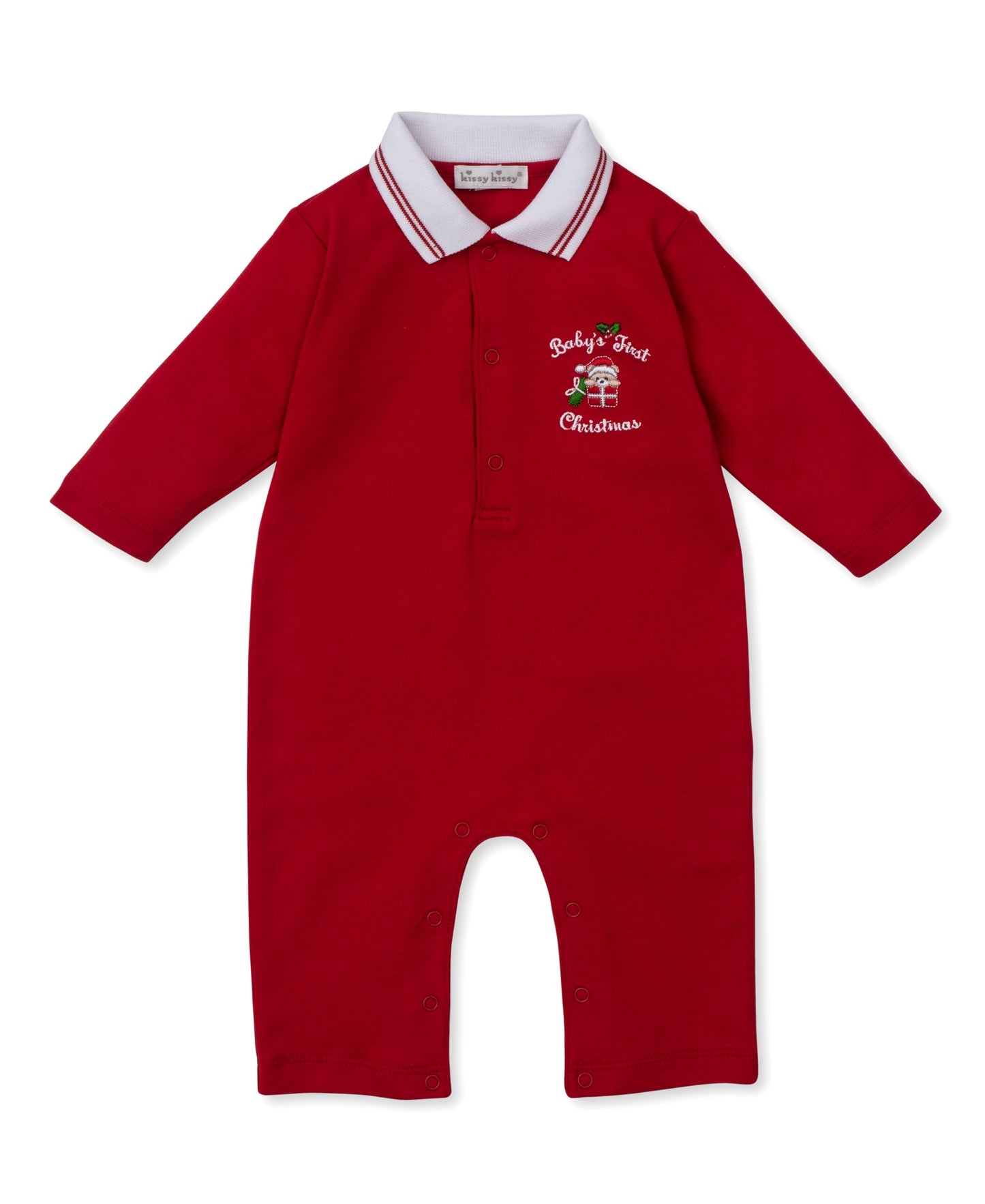 Baby's First Christmas Playsuit