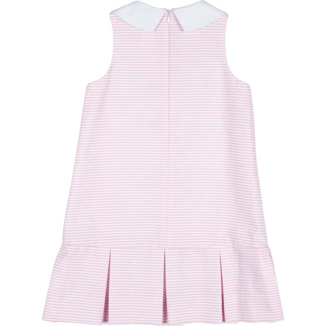 Stripe Pique Dress With Tulips