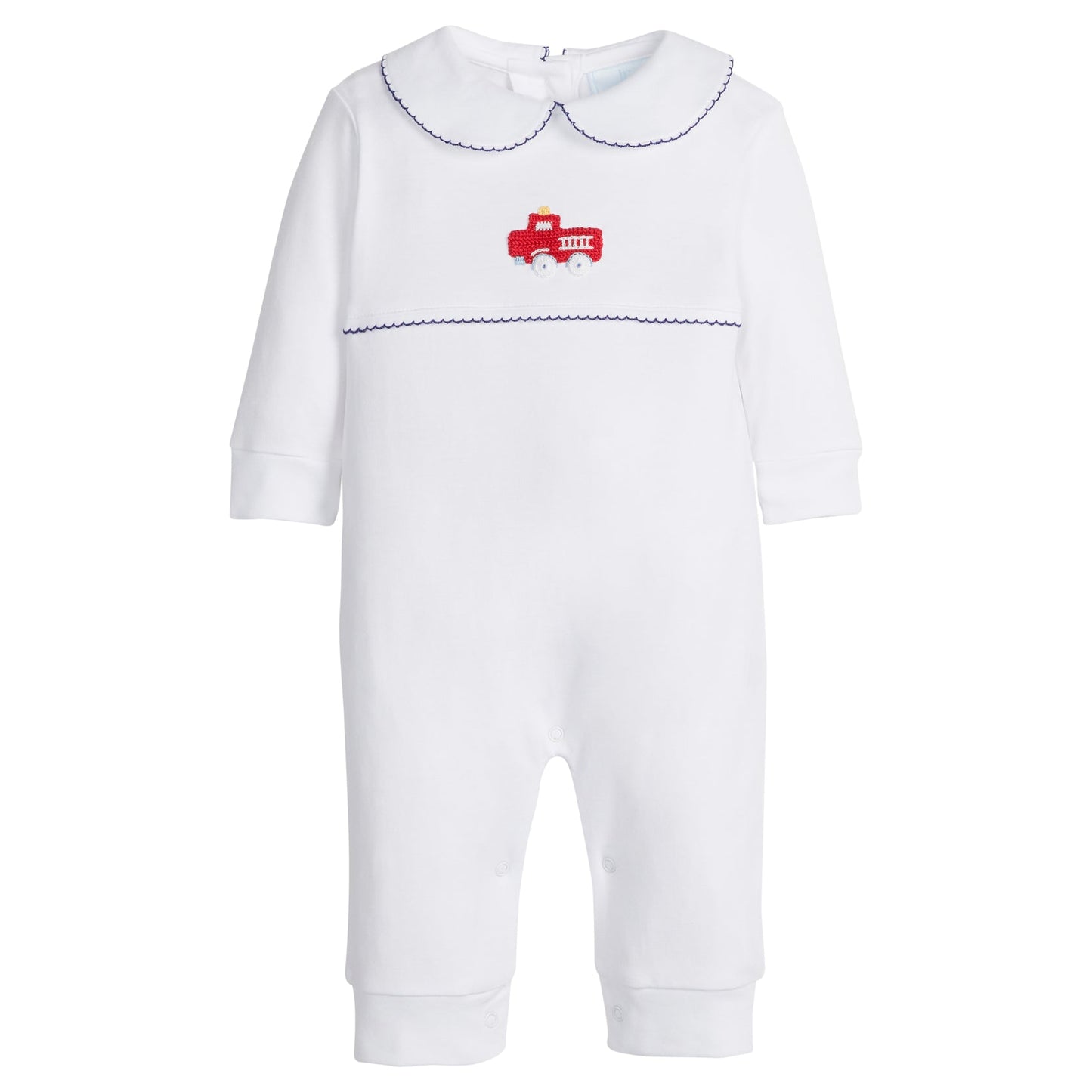 Fire Truck Crotchet Playsuit