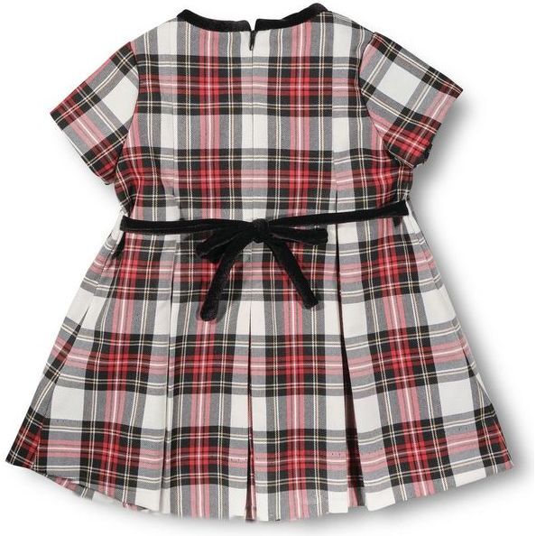 Plaid Dress With Bows