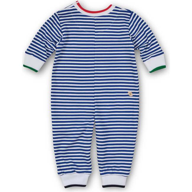 Stripe Knit Longall With Emb Sport Balls