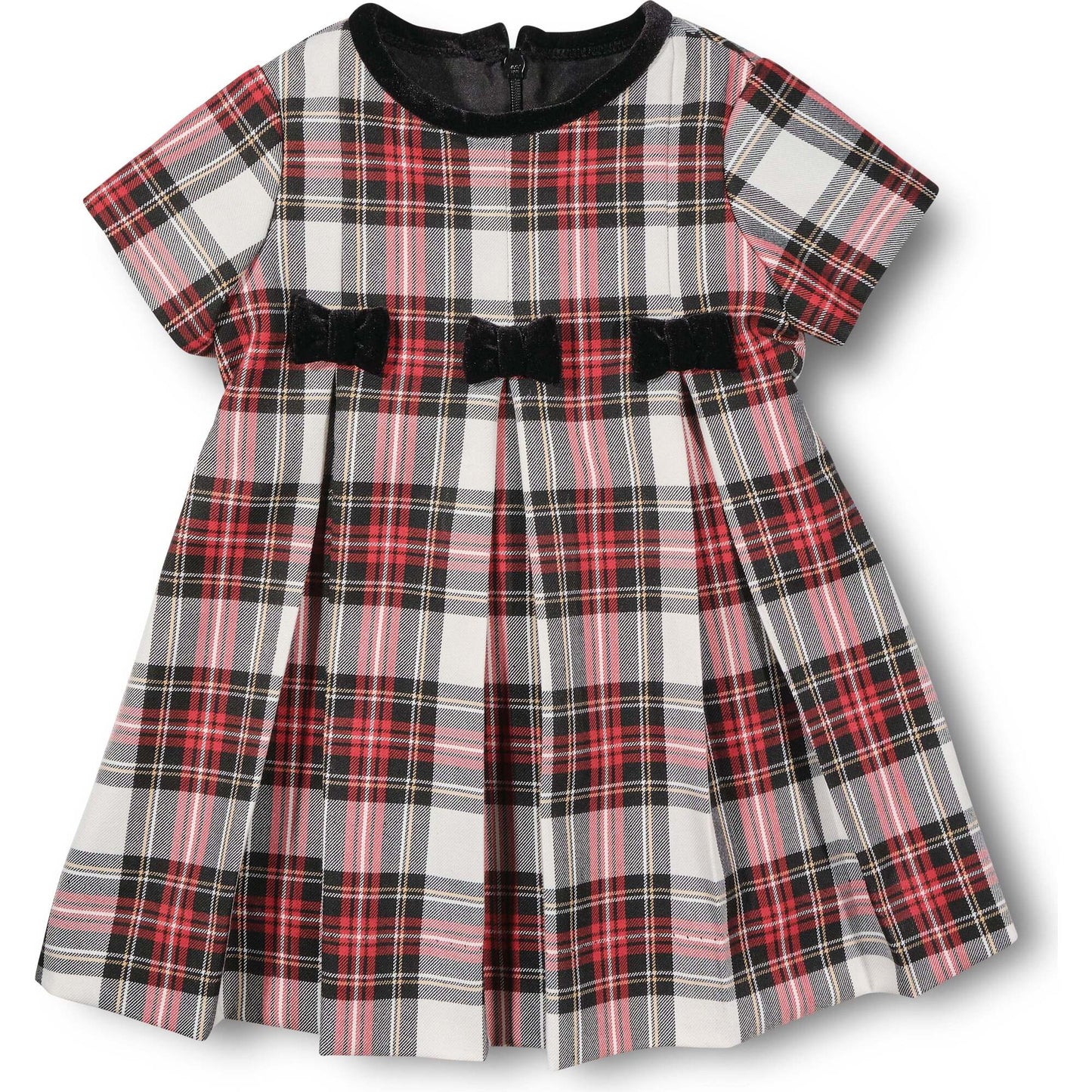 Plaid Dress With Bows
