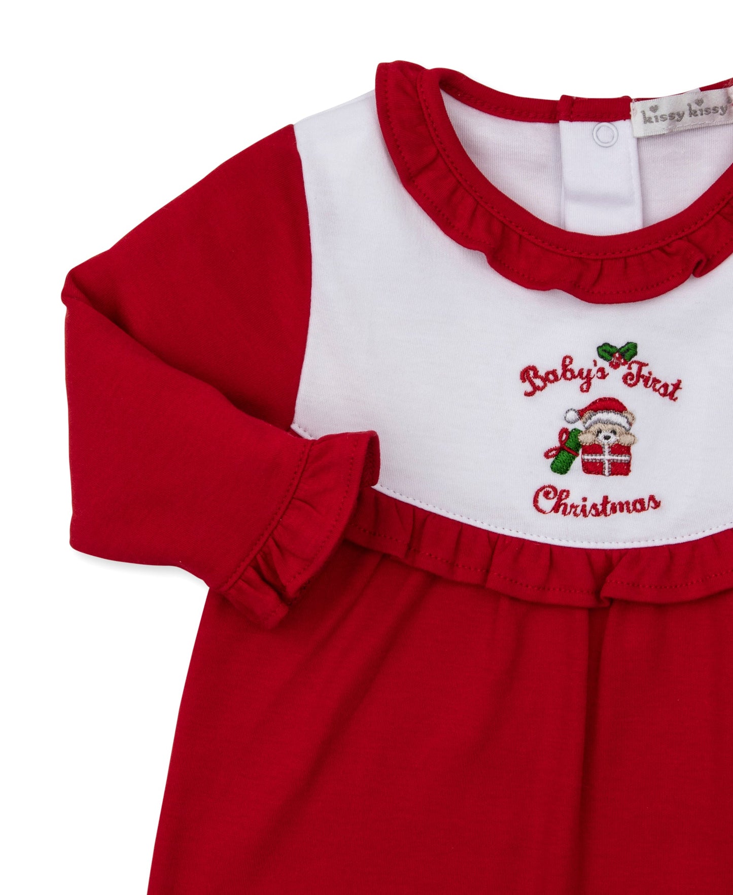 Baby's First Christmas Playsuit