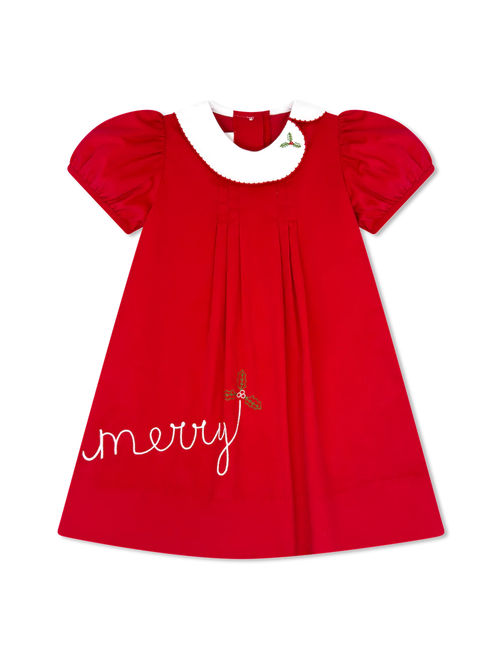 Eloise Dress High Point Red Corduroy Merry