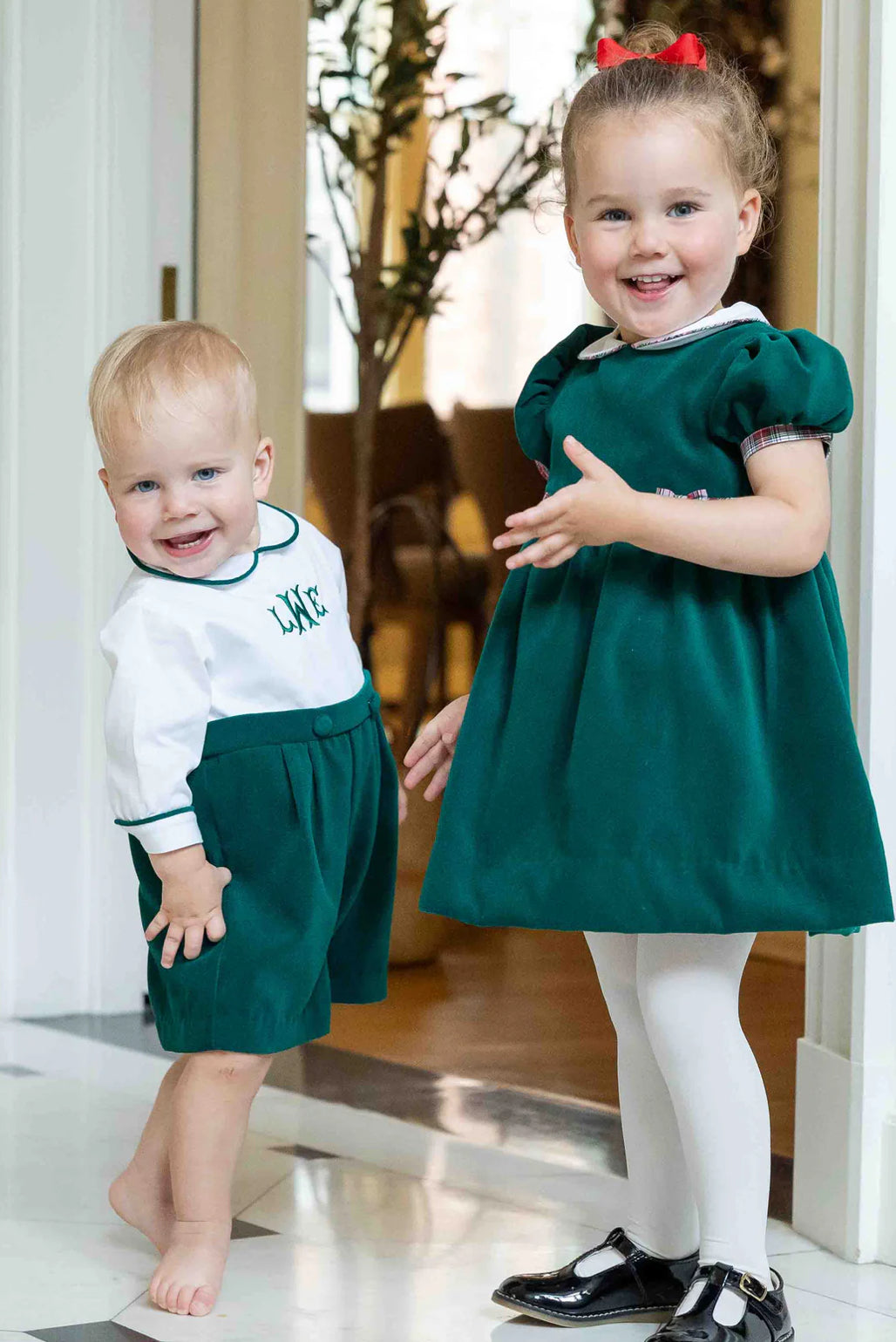 Pique and Velvet Short Sleeve All in One Shortall