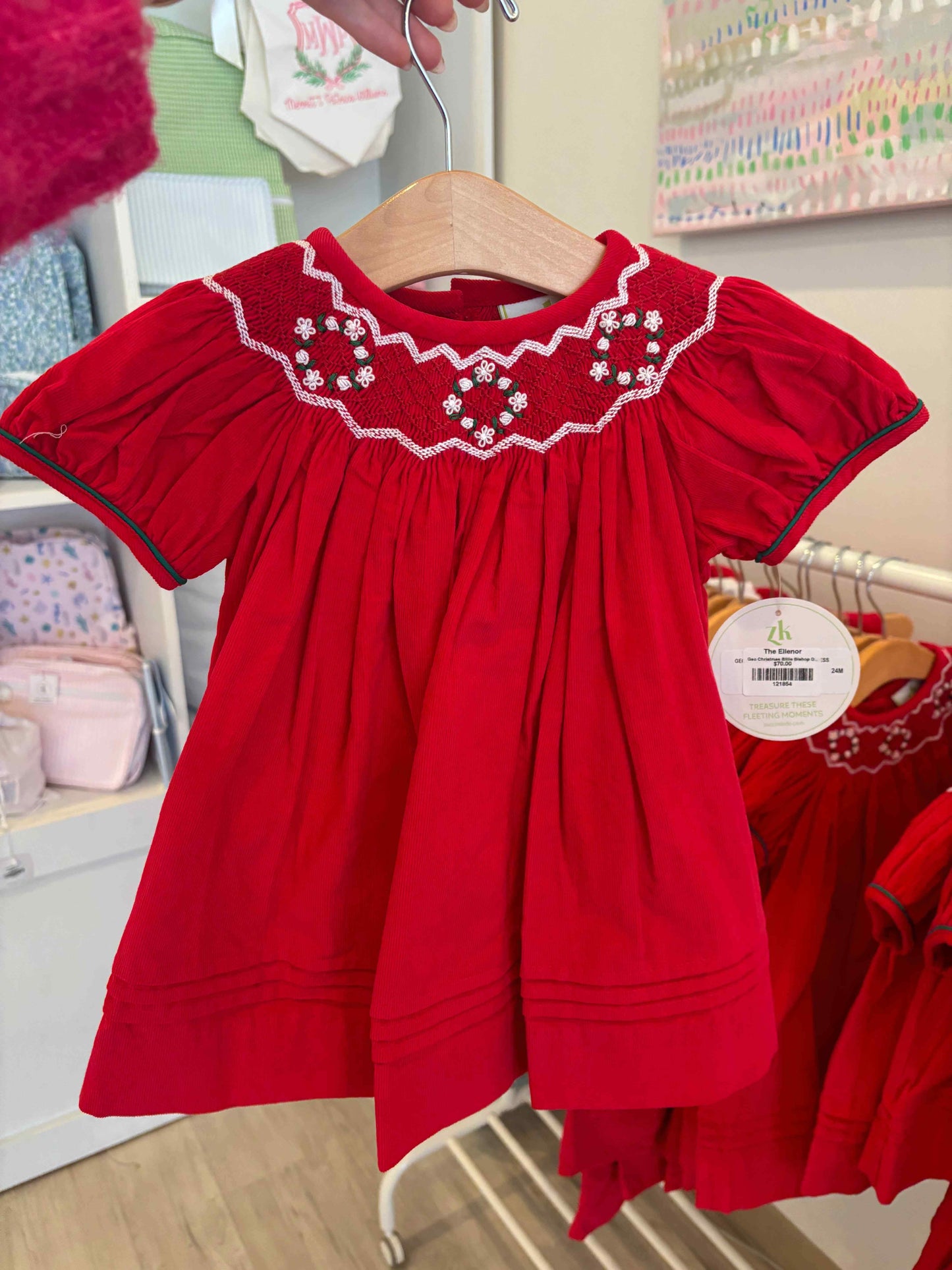 Geo Christmas Billie Bishop Dress