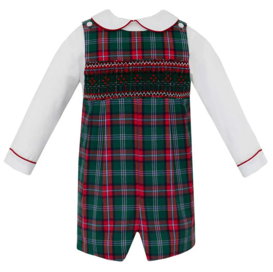 Michael Boy's Short Jon Jon W/ White Shirt L/S Set