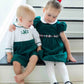 Pique and Velvet Short Sleeve All in One Shortall