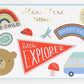 Outdoors Temporary Tattoos