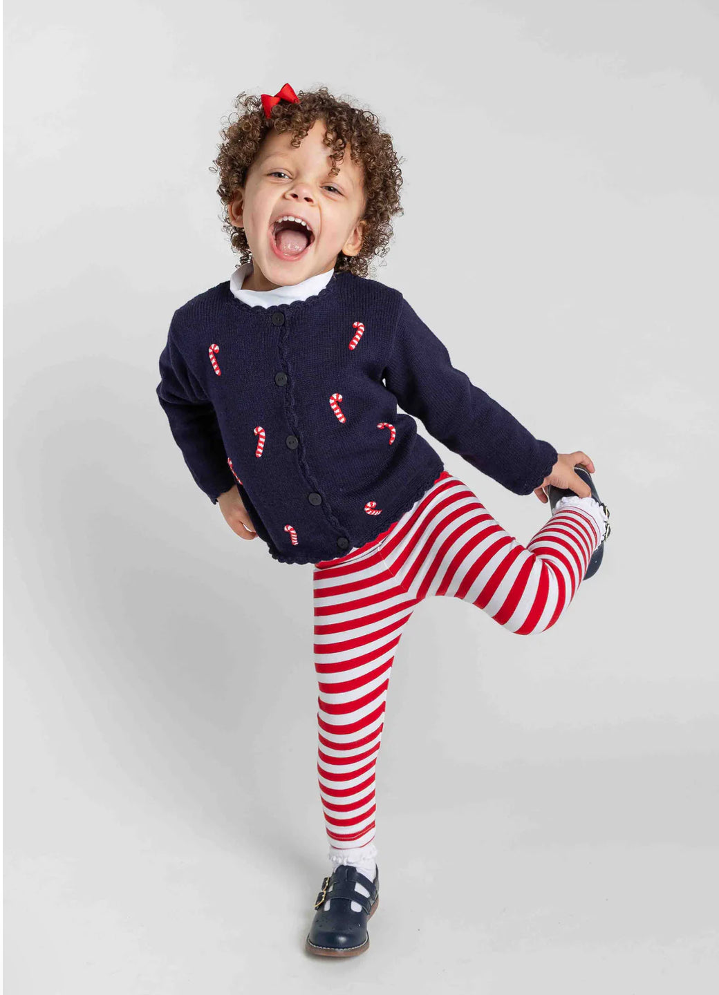 Sweater With Candy Canes Cardigan