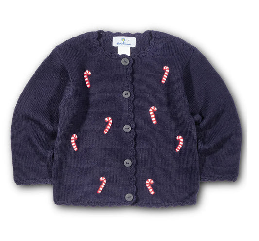 Sweater With Candy Canes Cardigan