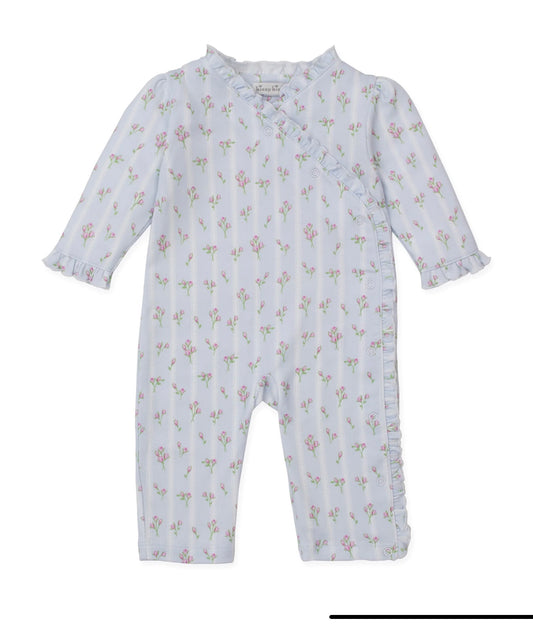 Ribbon Stripe Bouquets Playsuit Prt