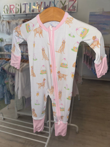 Ruffle Zip Up Jammies