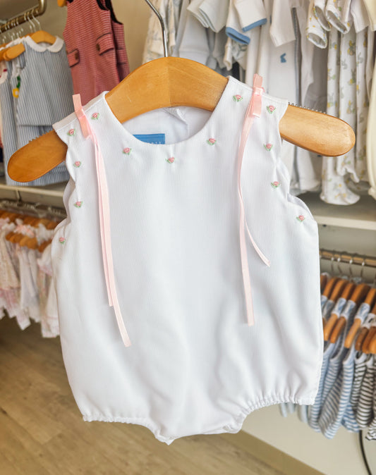 Bianca Sleeveless Girl’s Bubble Scalloped Border Ribbon