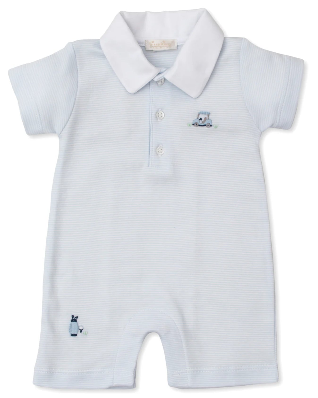 Golf Championship Short Playsuit Stripe