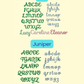 Basic Embroidery Fonts