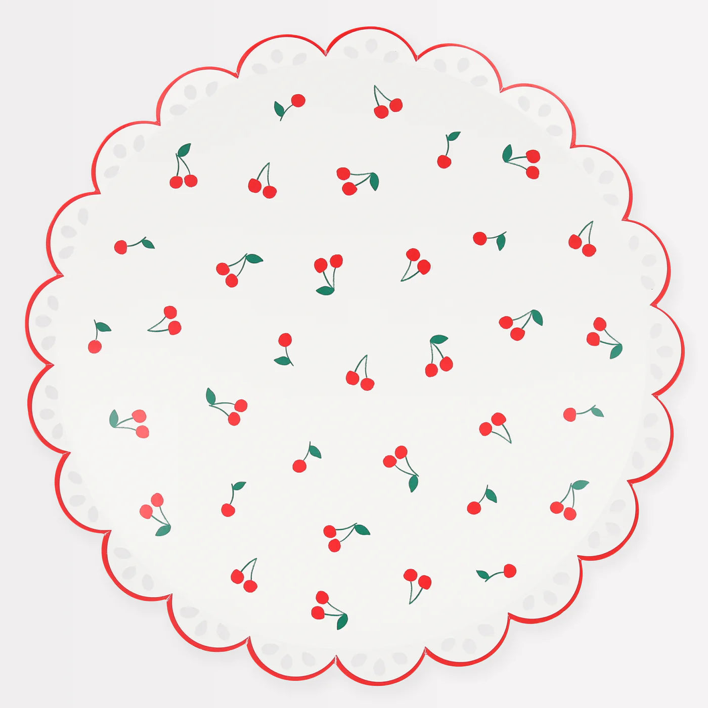 Cherry Pattern Plates