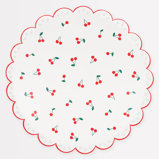Cherry Pattern Plates