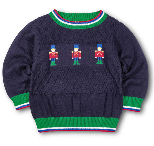 Sweater With Soldiers Crew Neck