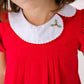 Eloise Dress High Point Red Corduroy Merry