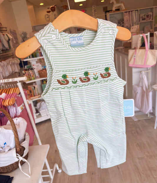 Mallard Duck Boy's Knit Stripe Boy's Long Jon Jon