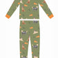 Halloween Green Golden Pajamas