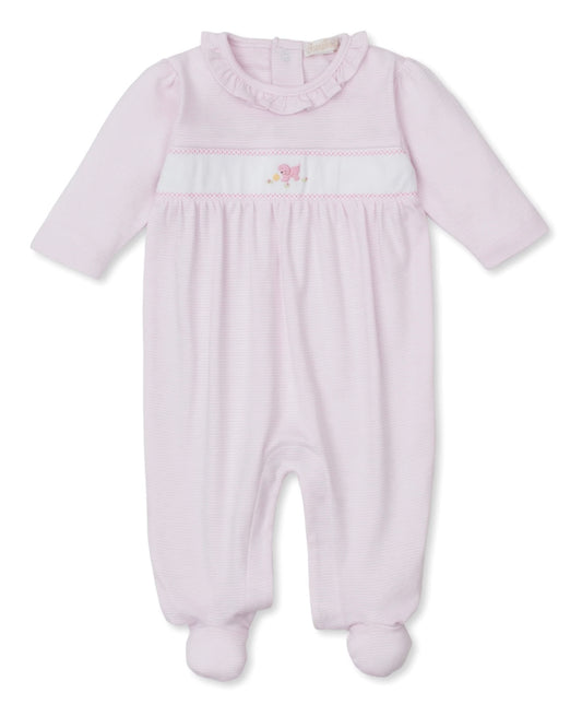 Premier Playful Pups Footie W/ Hand Embroidered Stripe