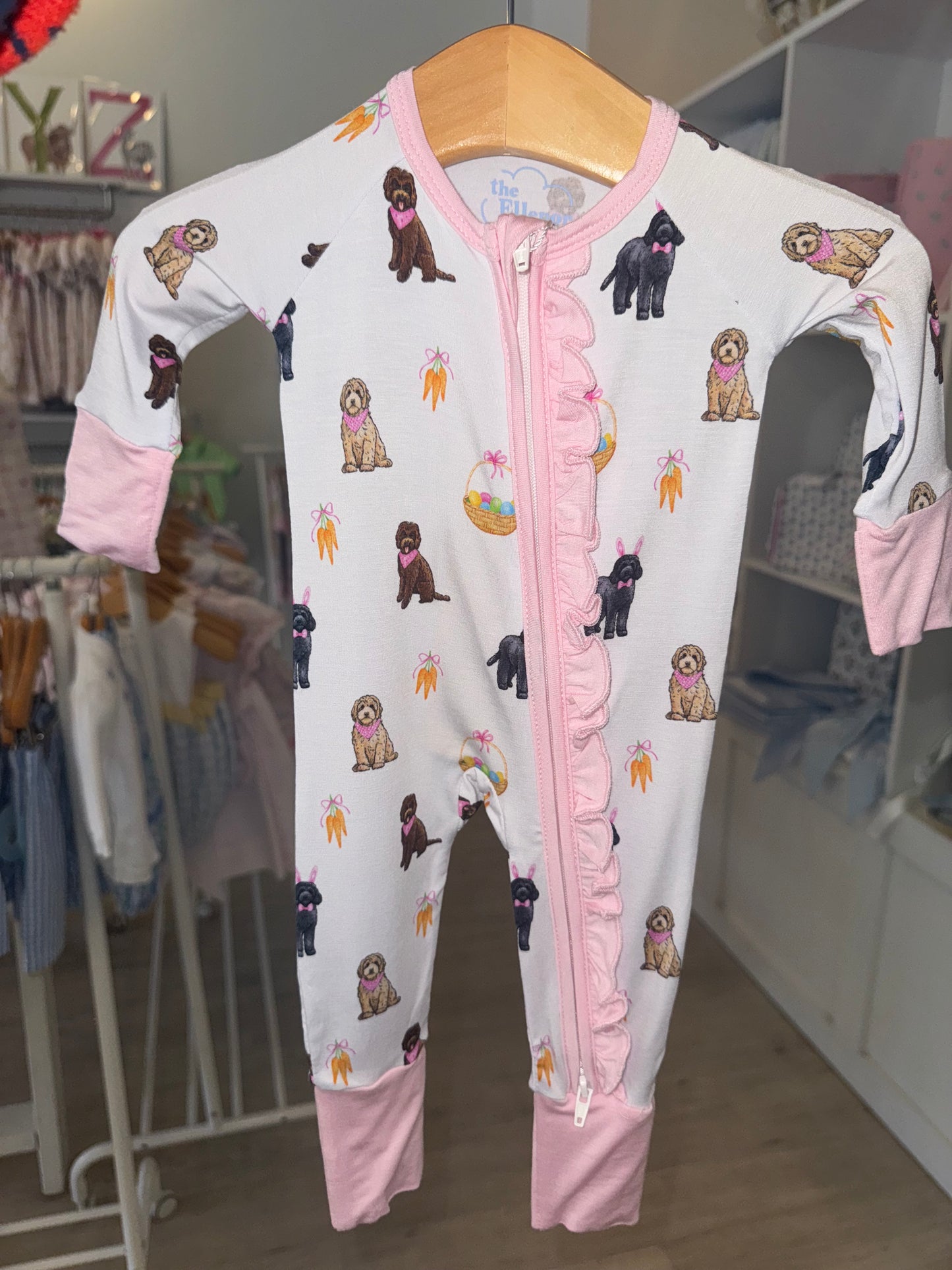 Ruffle Zip Up Jammies