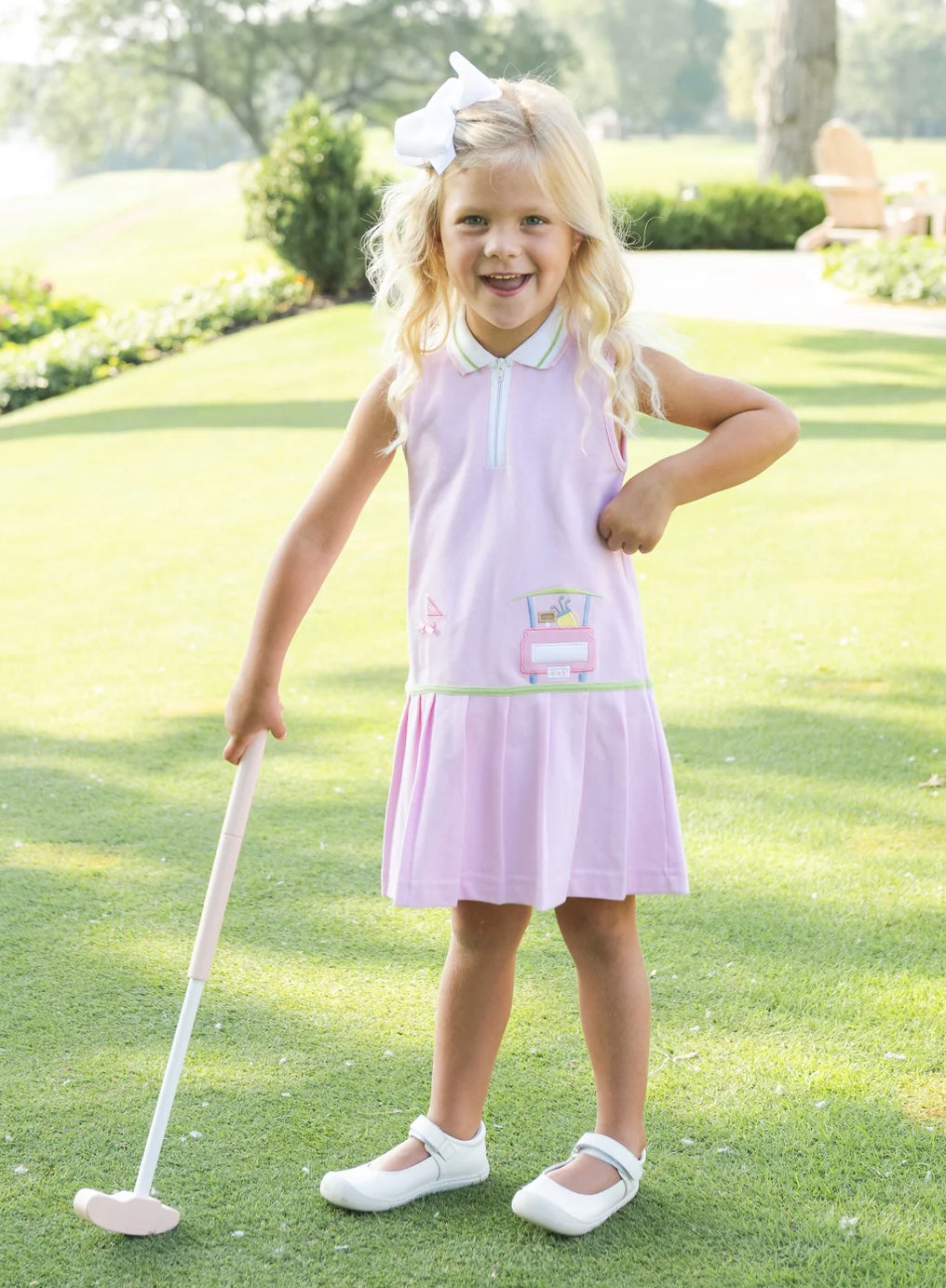 Knit Dress with Golf Cart