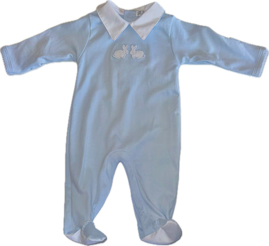 Pique Twin Bunnies Footie C