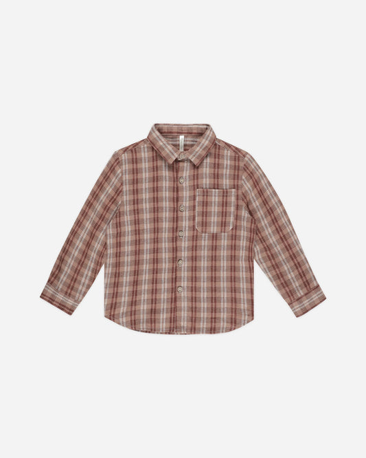 Collared long sleeve shirt