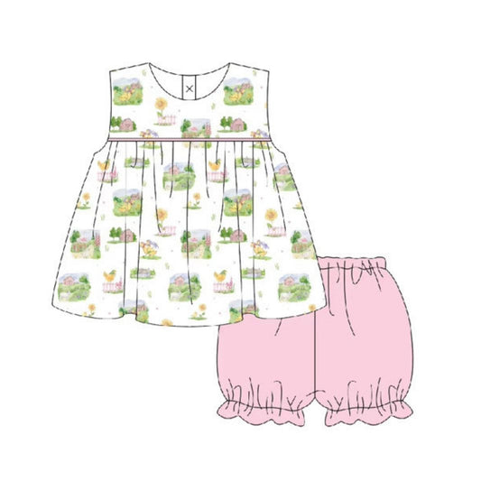 Tunic Top and Bloomer Short Set