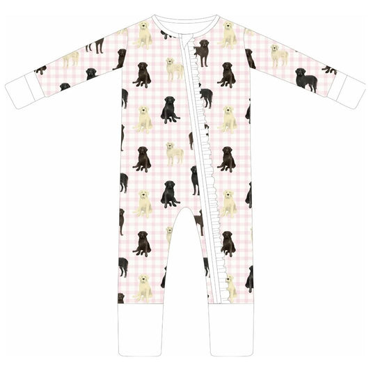 Ruffle Zip Up Jammies