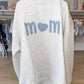 Mom Applique Mock Neck