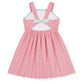 Check Seersucker Dress w/ Watermelon