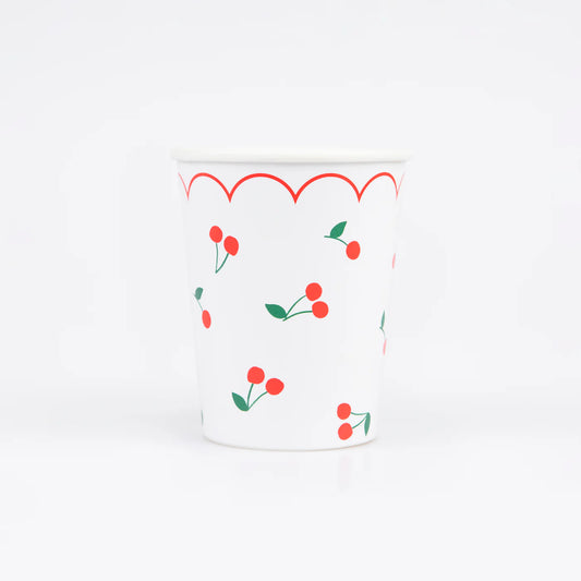 Cherry Pattern Cups