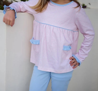 Meggie Legging and Stripe Top Set