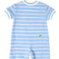 Stripe Knit Shortall With Elephant & Friends