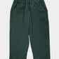 Green Corduroy Fake Fly Pants